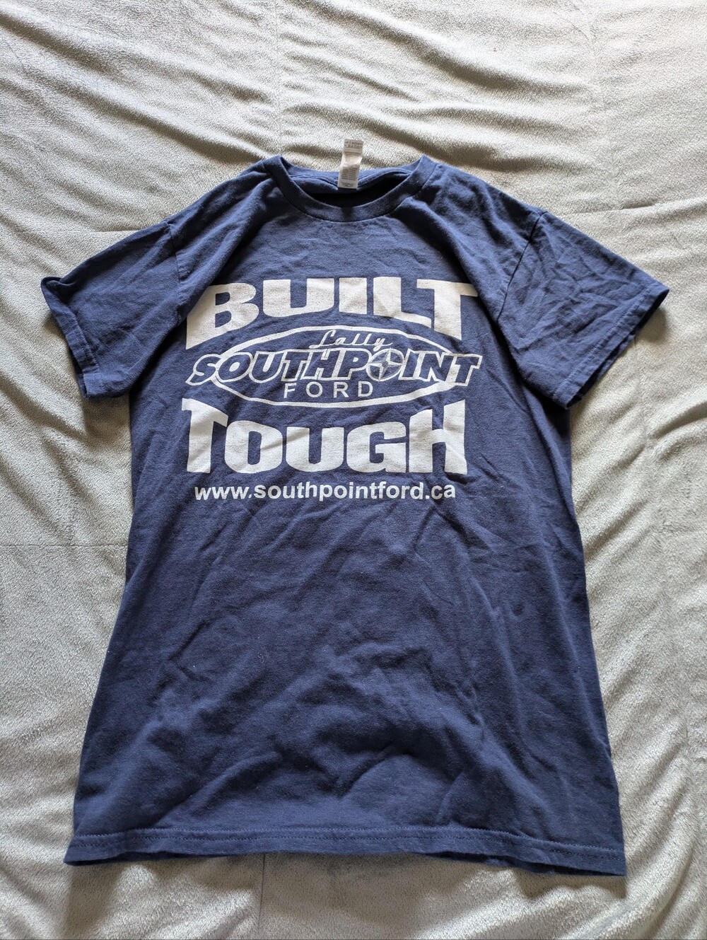 Gildan Lally Ford Car T-Shirt. Dark Navy Crewneck Shirt.